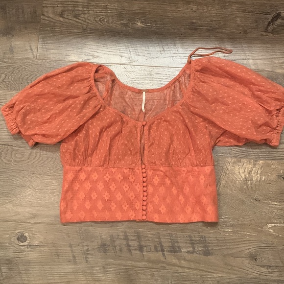 Free people cropped boho top medium - Picture 2 of 11